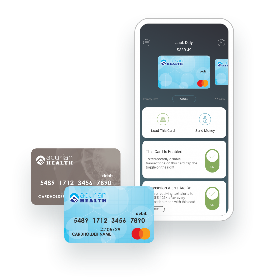 Acurian Health Prepaid Mastercard - Login | Akimbo Card